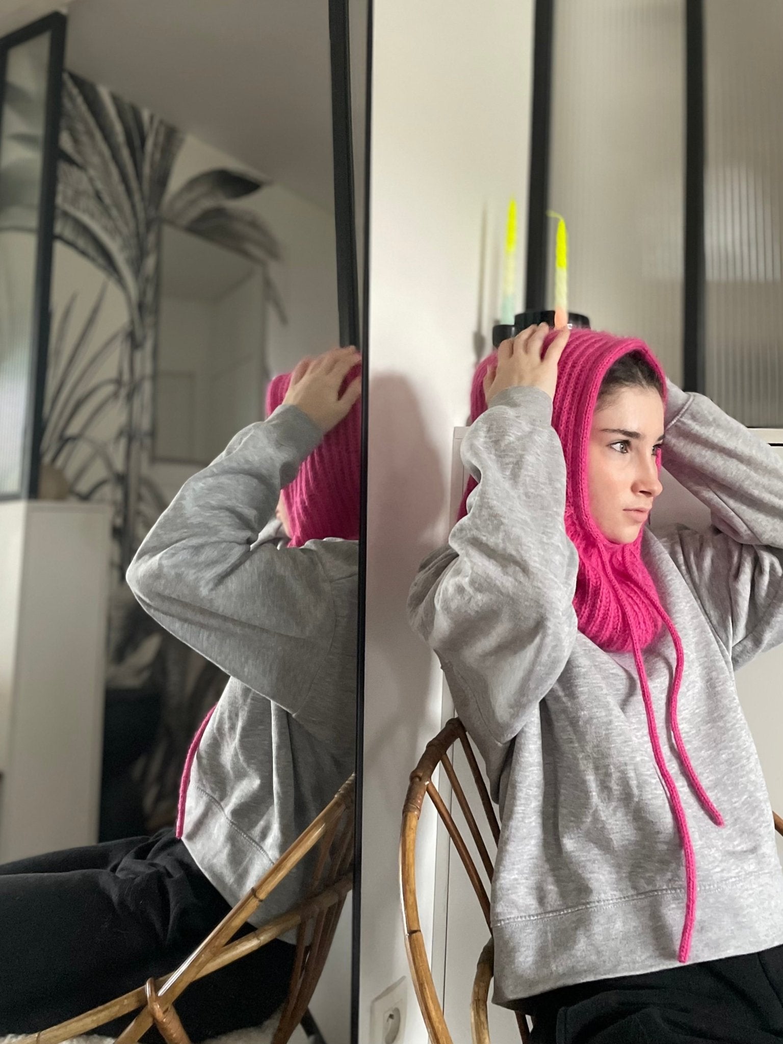 Capuche cagoule The Look - Mamoizelle K