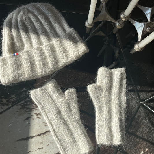 Snowman, bonnet & mitaines - Mamoizelle K